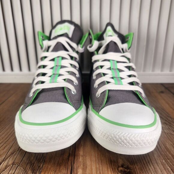 Womens 8 Converse Chuck Taylor All Star Gray Hi Fold Over Sneakers Shoes 535580F - Picture 2 of 10